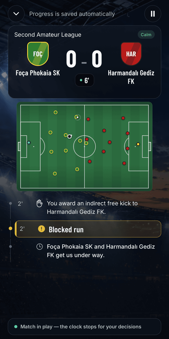 The Referee's Call app screenshot